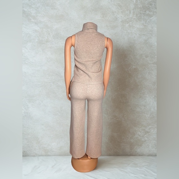 OGL BEST SELLER SET xs 2Pcs Set Split Hem Top & High Waisted Straight Leg Pant - Picture 9 of 10